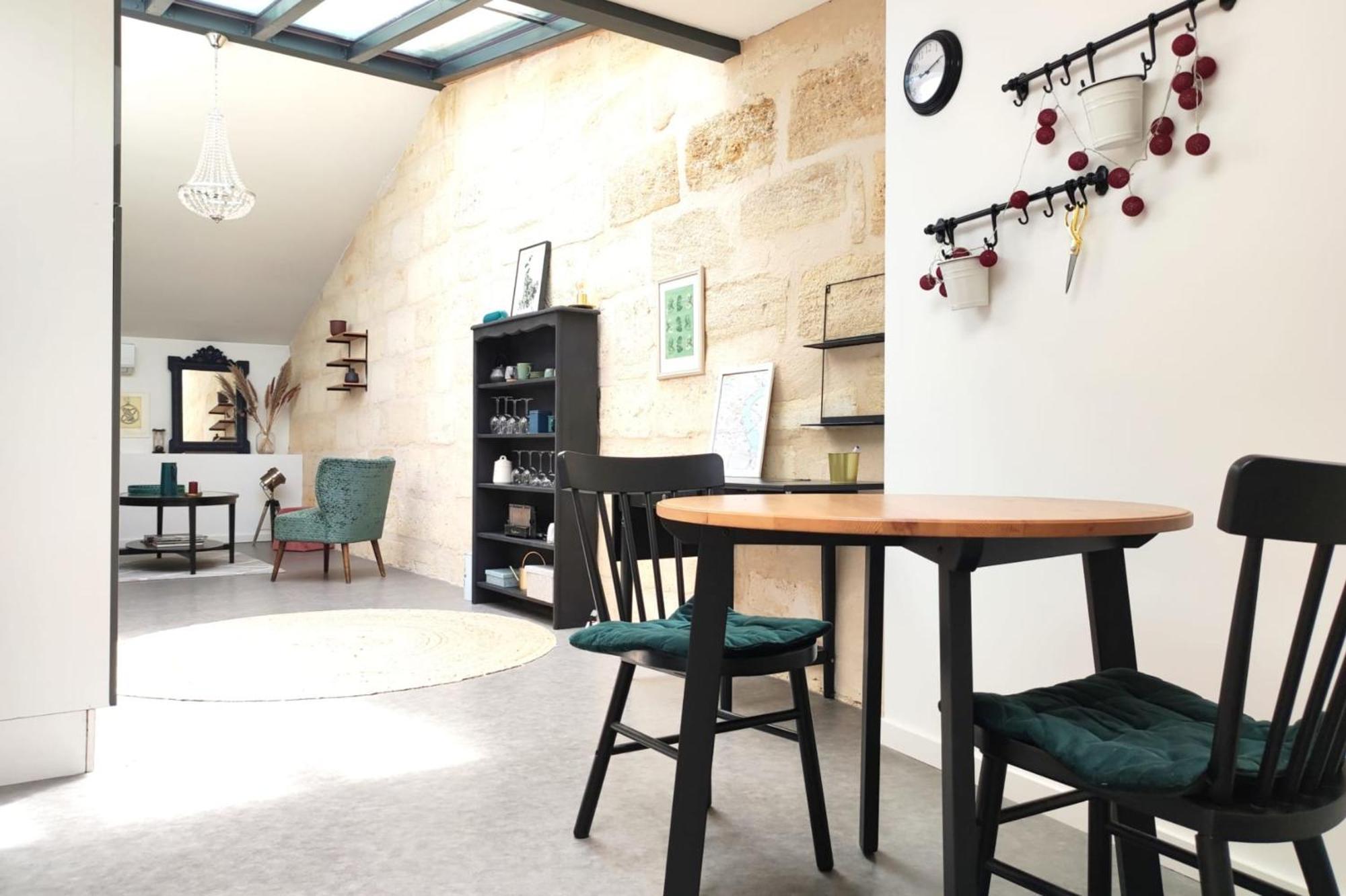 Beautiful Duplex With Ac - Place Du Palais Bordeaux Exterior photo